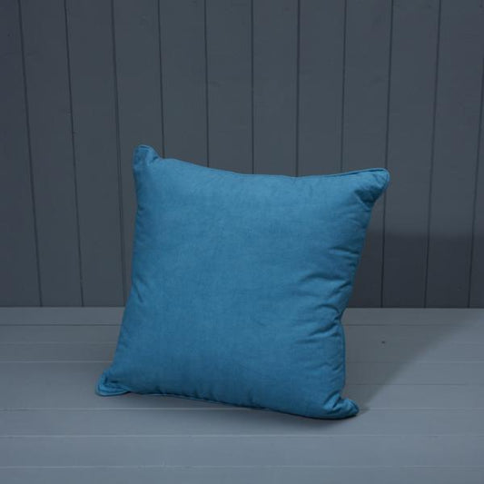 Hearth Cotton Cushion — Teal